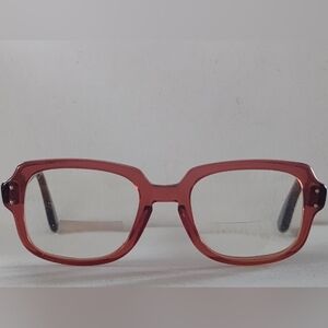 Vintage Romco Honey Brown RX  Unisex Eyeglasses  NOS